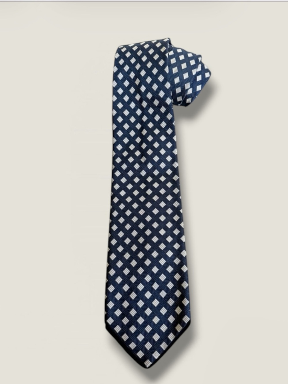 LUCIANO BARBERA Silk Geometric Box Tie